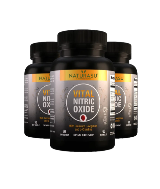 Naturasu - All-in-One Nitric Oxide Booster for Circulation and Muscle Gains