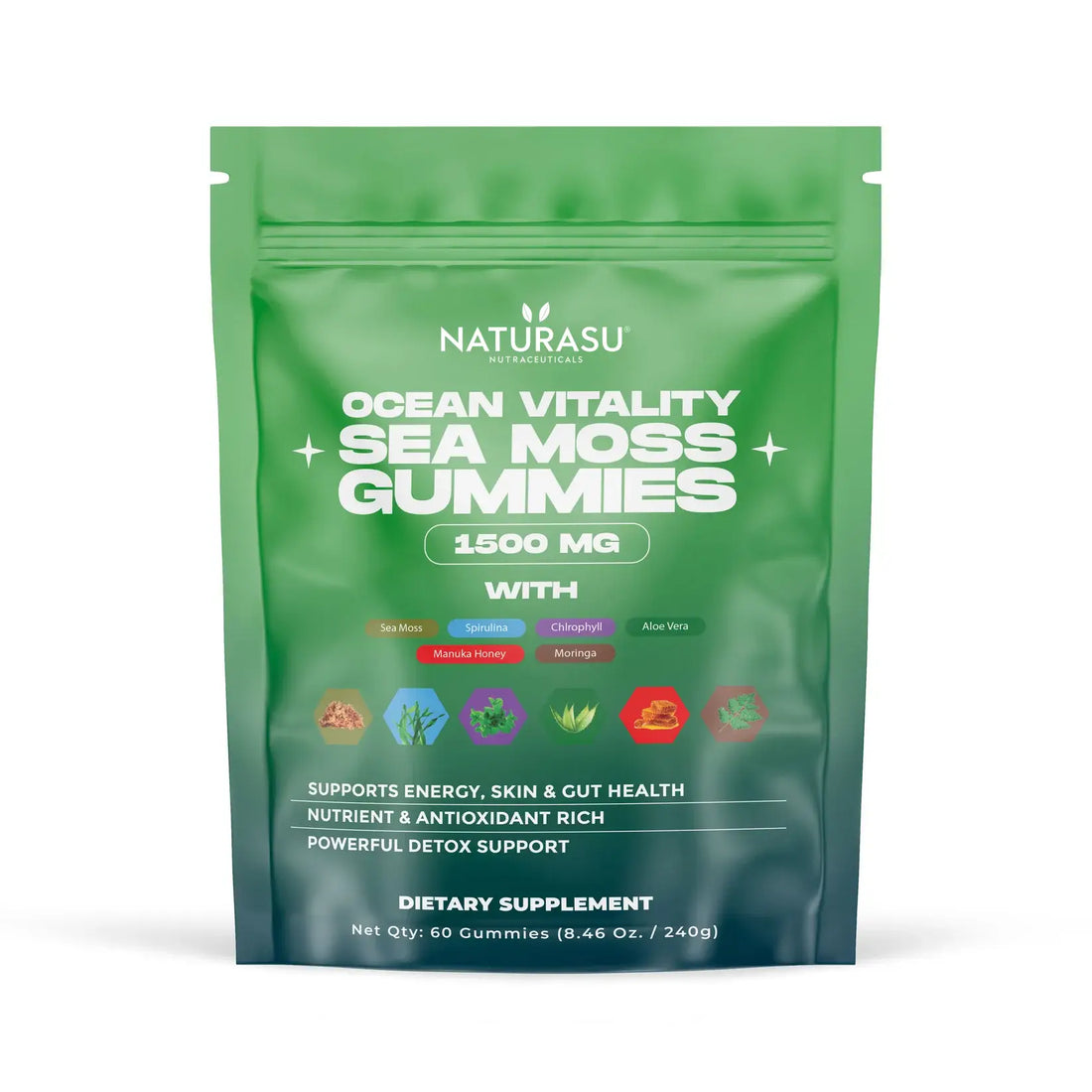 Naturasu - Sea Moss Gummies (Energy & Libido Boosting)