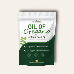 Naturasu - Oil of Oregano with Black seed Oil Soft Gels
